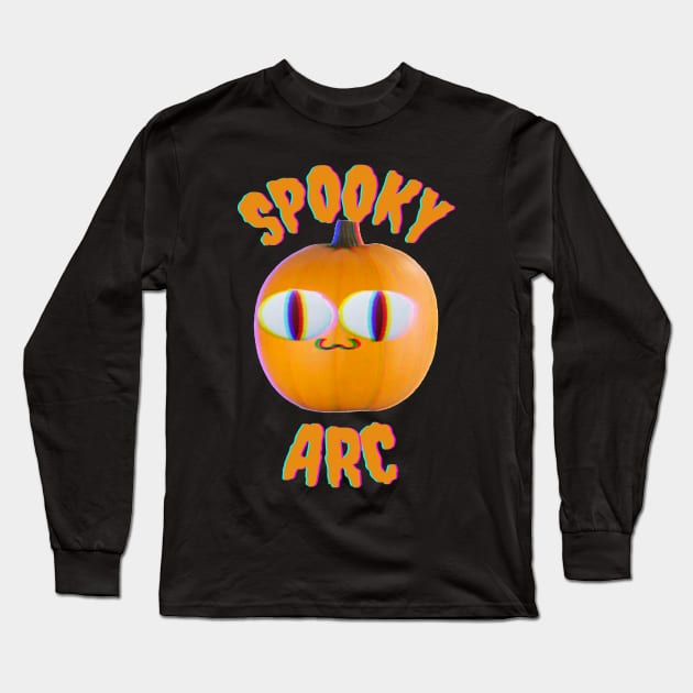 neco arc hallween funny pumpkin head Long Sleeve T-Shirt by the-Bebop